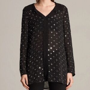 AllSaints Shalien Star Shirt/Tunic